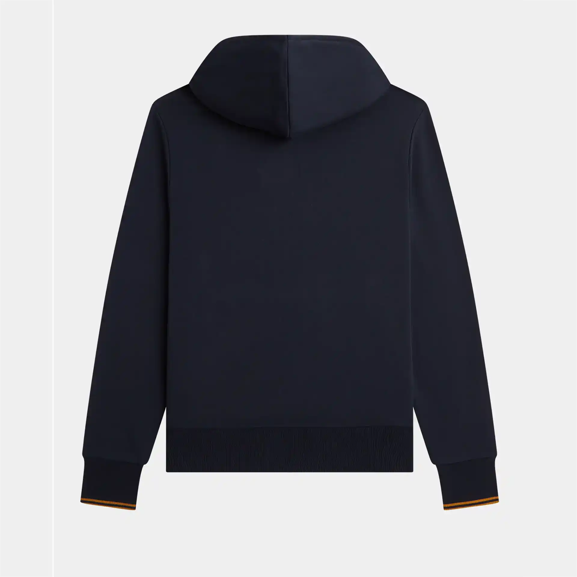 Fred Perry Tipped Hooded Sweatshirt Navy/Dark Caramel