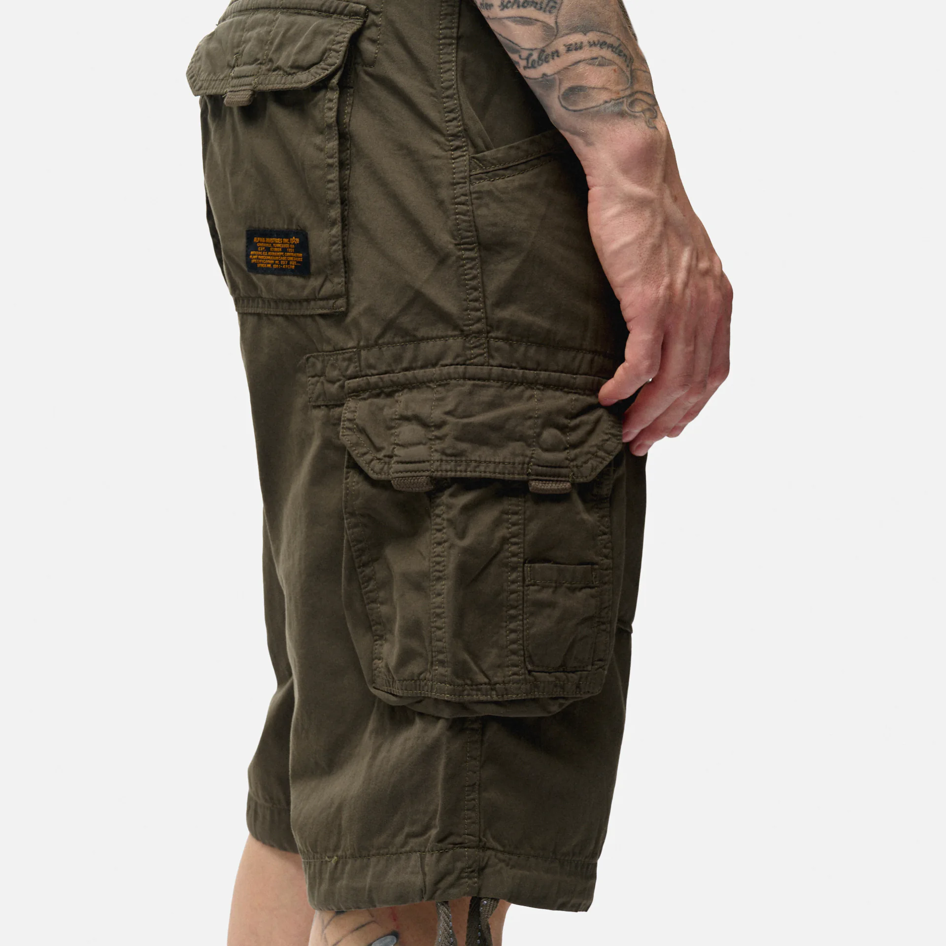 Alpha Industries Jet Cargo Short Grey Black