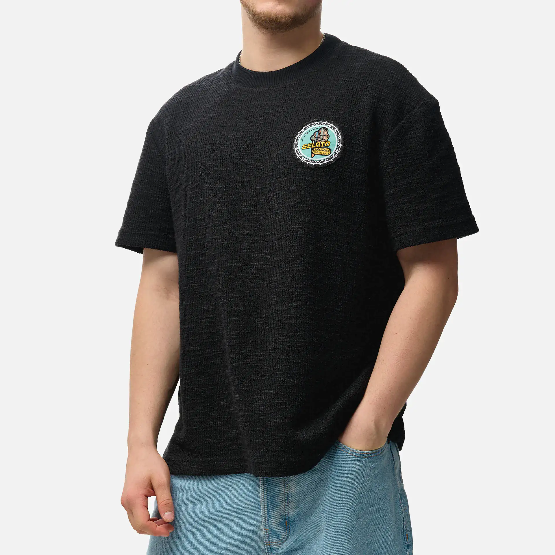 Carlo Colucci Gelato Oversized T-Shirt Black