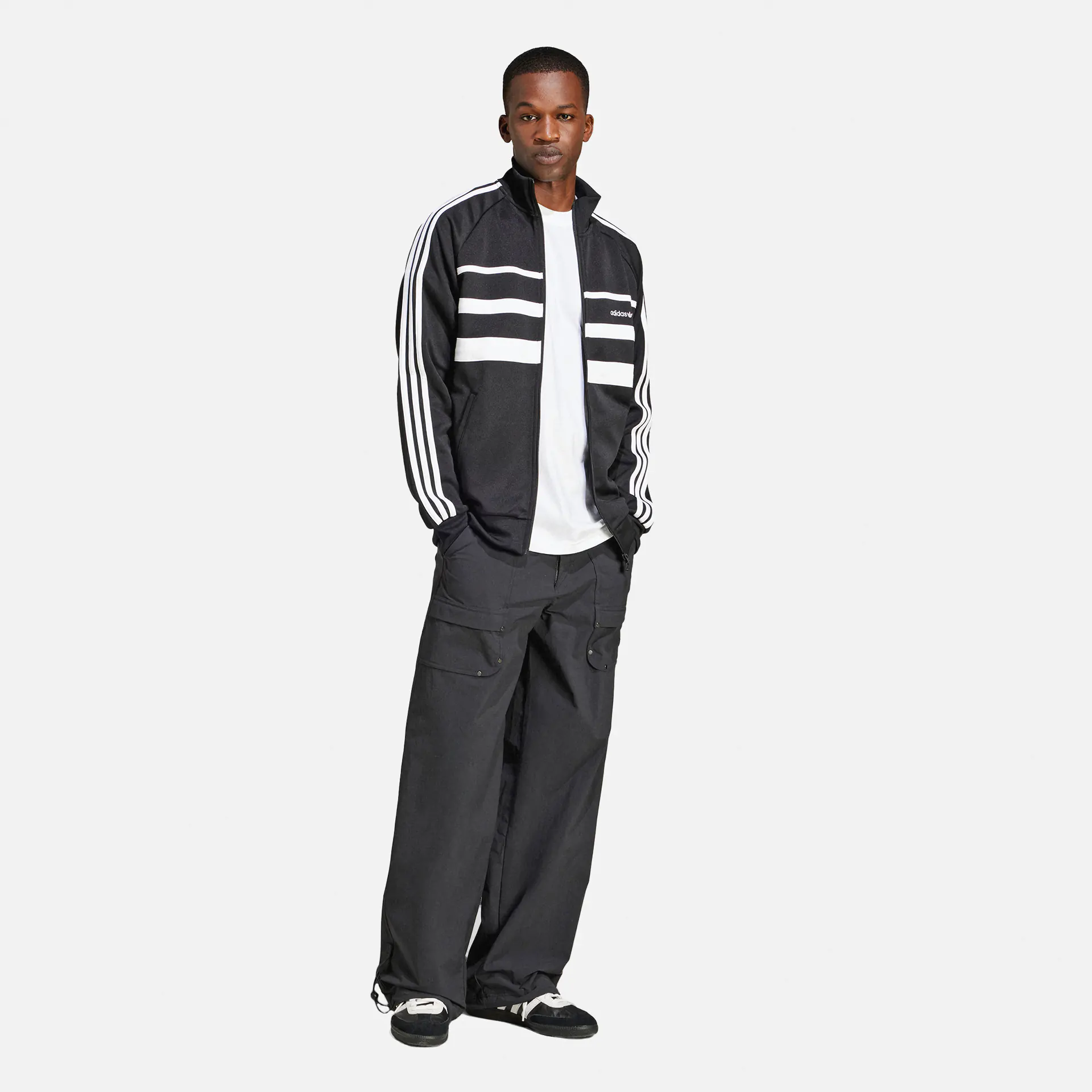 adidas Originals The First Track Jacket Black/White