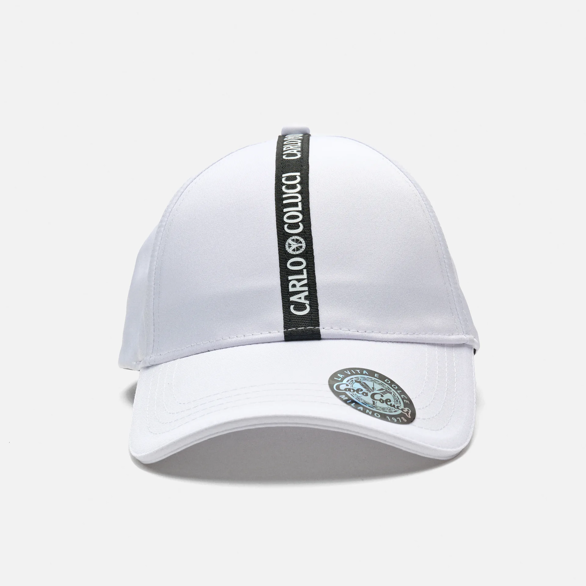 Carlo Colucci Logopiping Cap White
