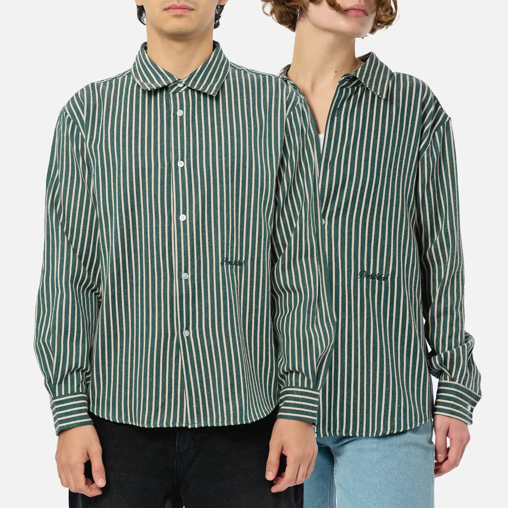 Prohibited Oxford Dress Shirt Green