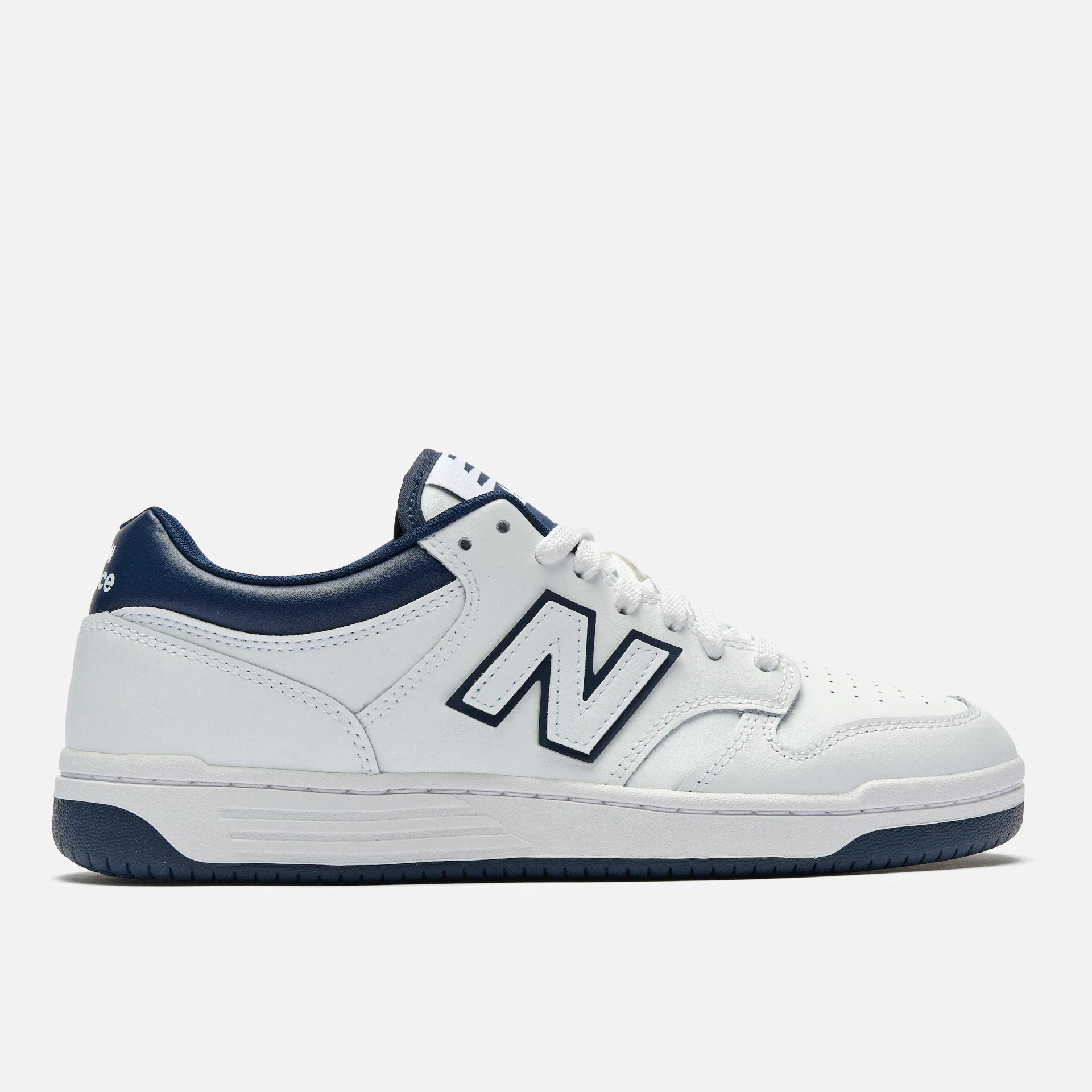 New Balance BB480 Court Sneaker White/Navy