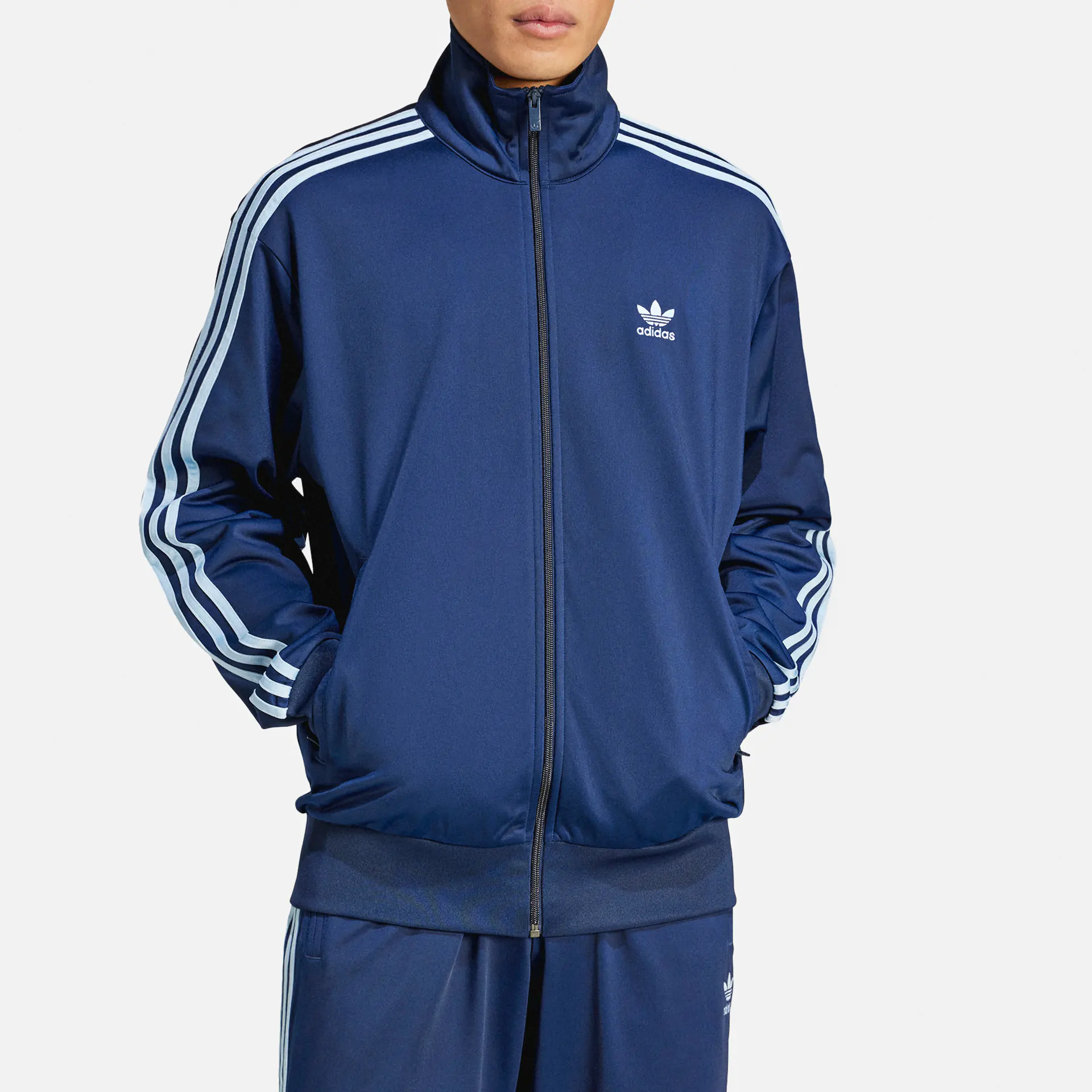 adidas Originals Classic Firebird Track Jacket Night Indigo/Clear Sky
