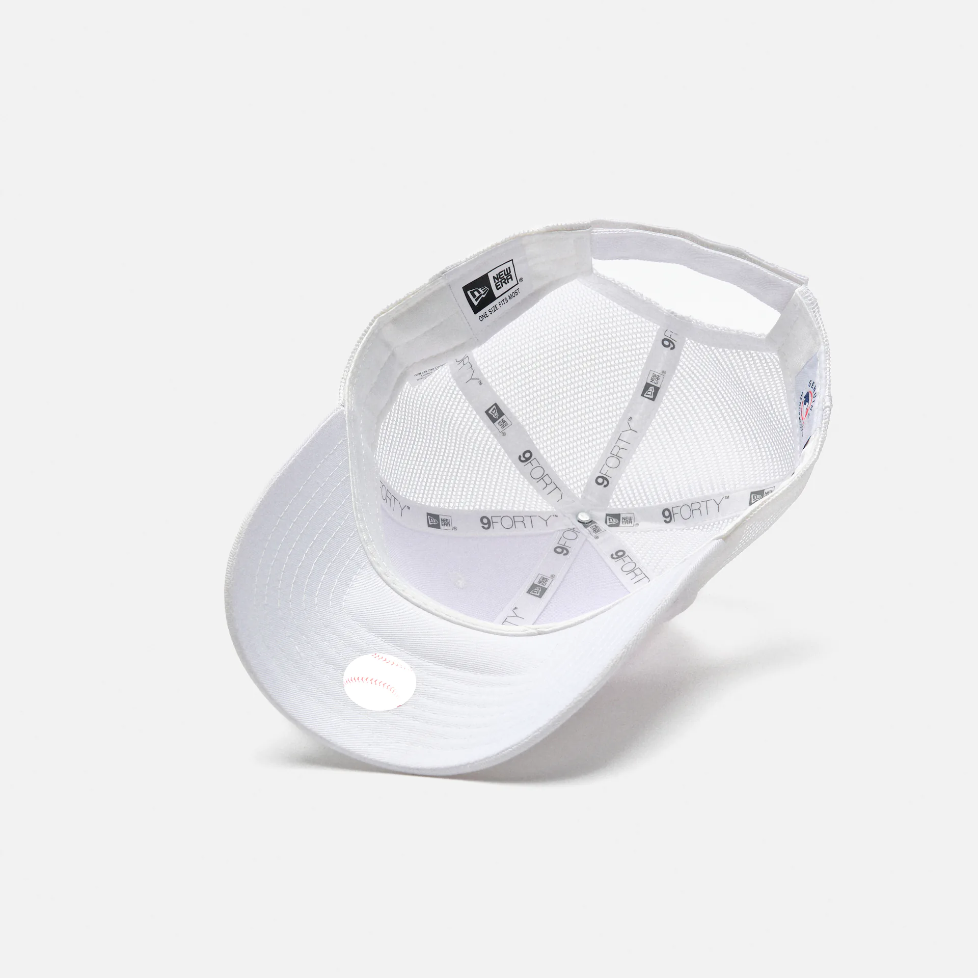 New Era MLB LA Dodgers 9Forty Trucker Strapback Cap White/Black