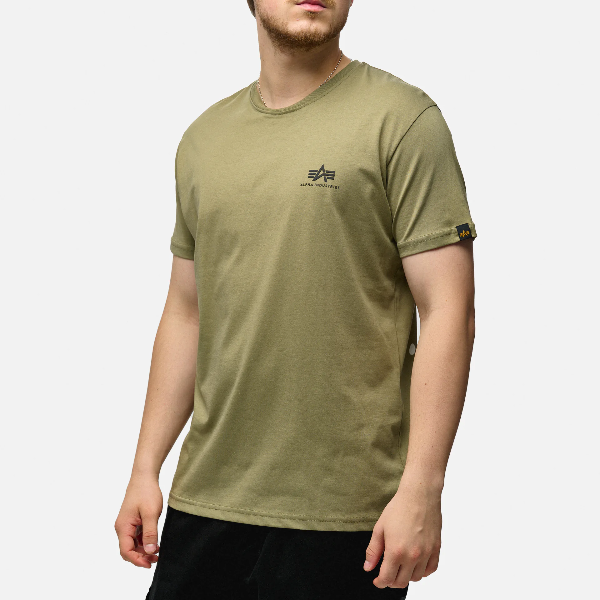 Alpha Industries Backprint T-Shirt Olive/Black