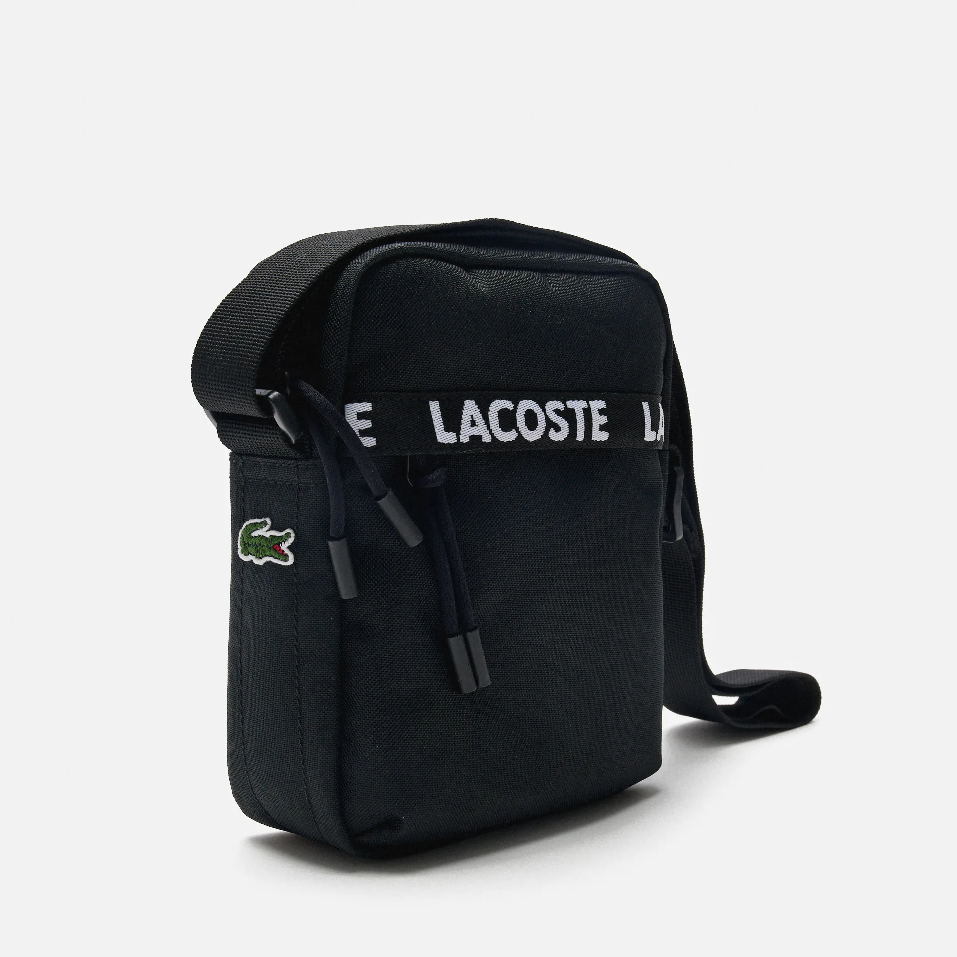 Lacoste Vertical Camera Bag Tape Noir