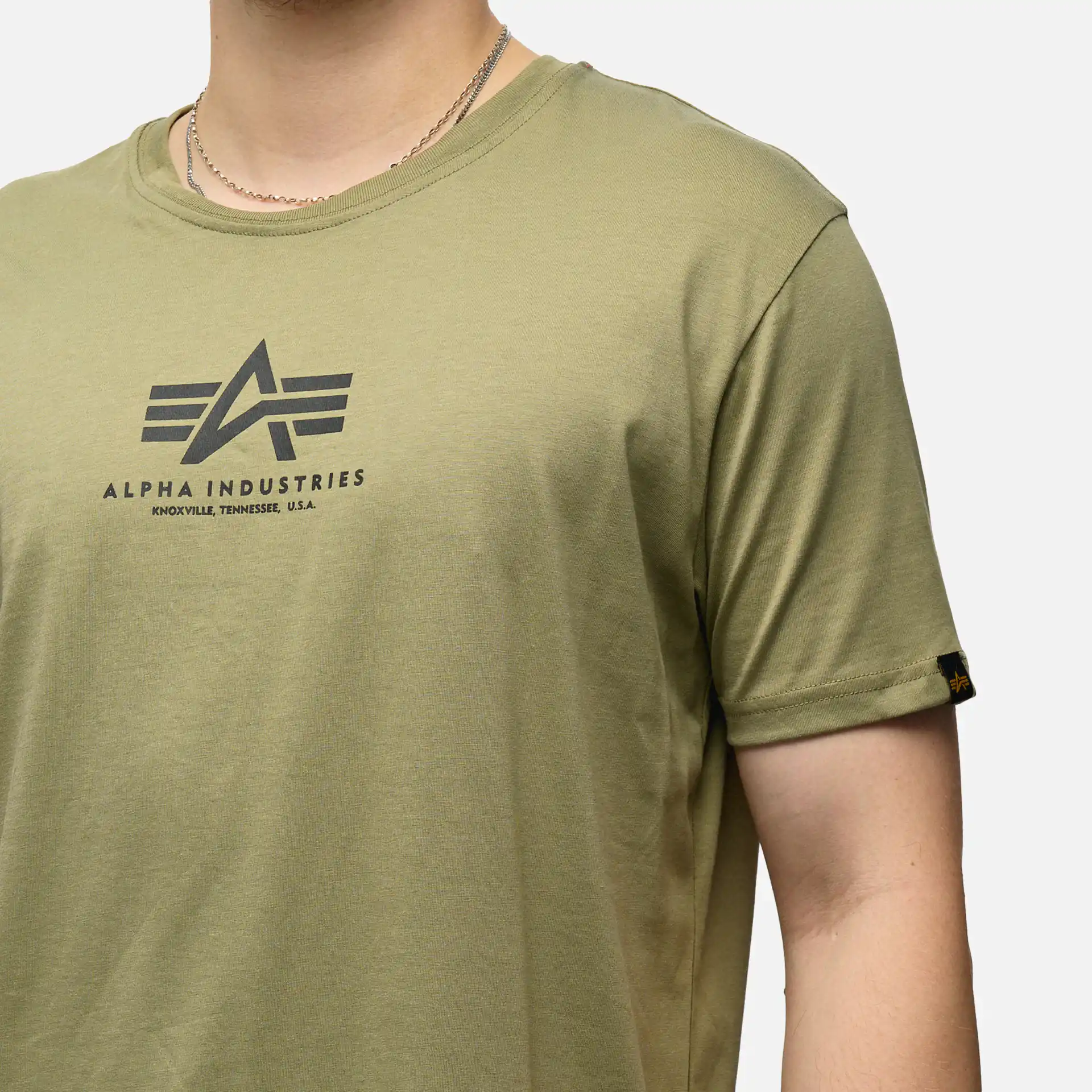 Alpha Industries Basic ML T-Shirt Olive