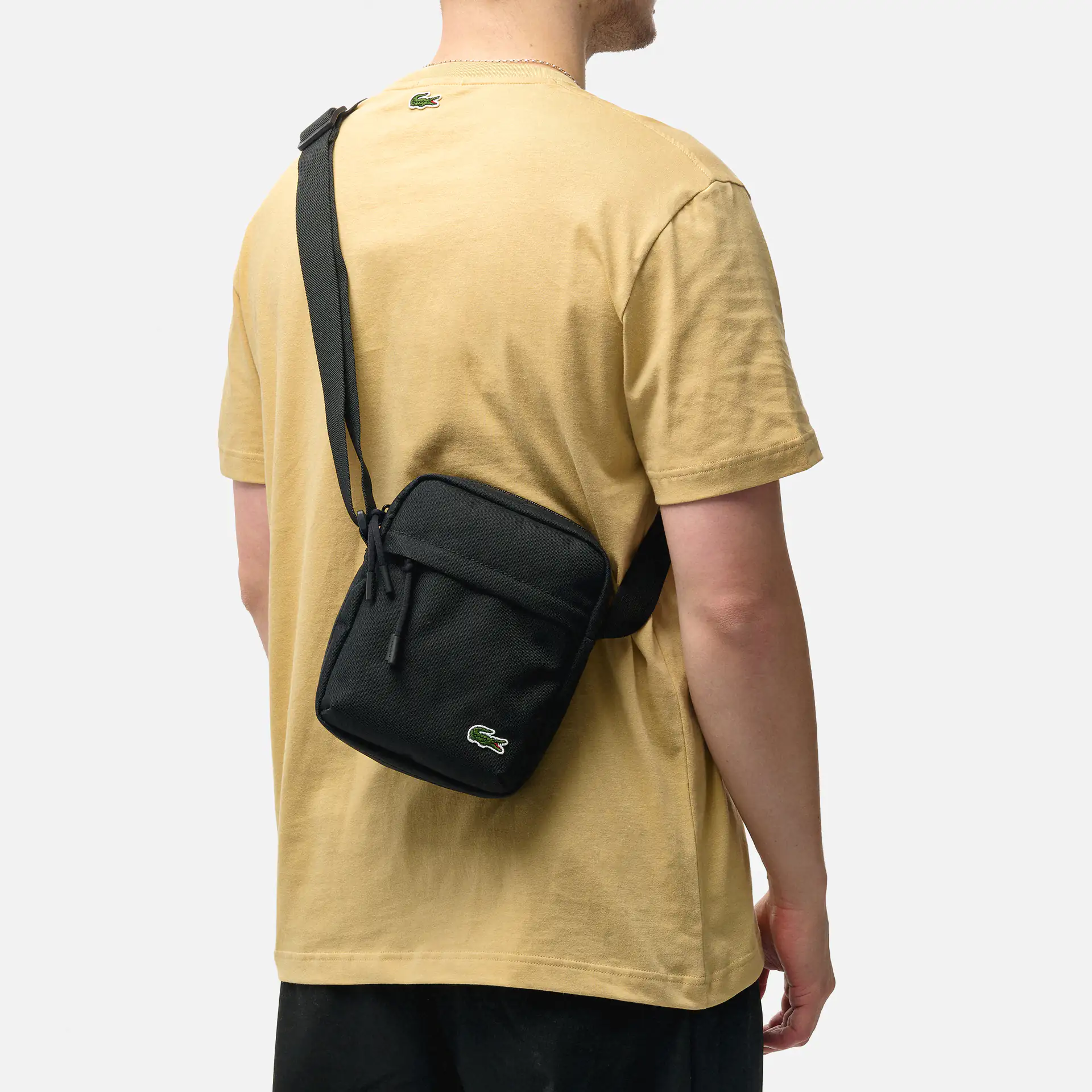Lacoste Vertical Camera Bag Noir