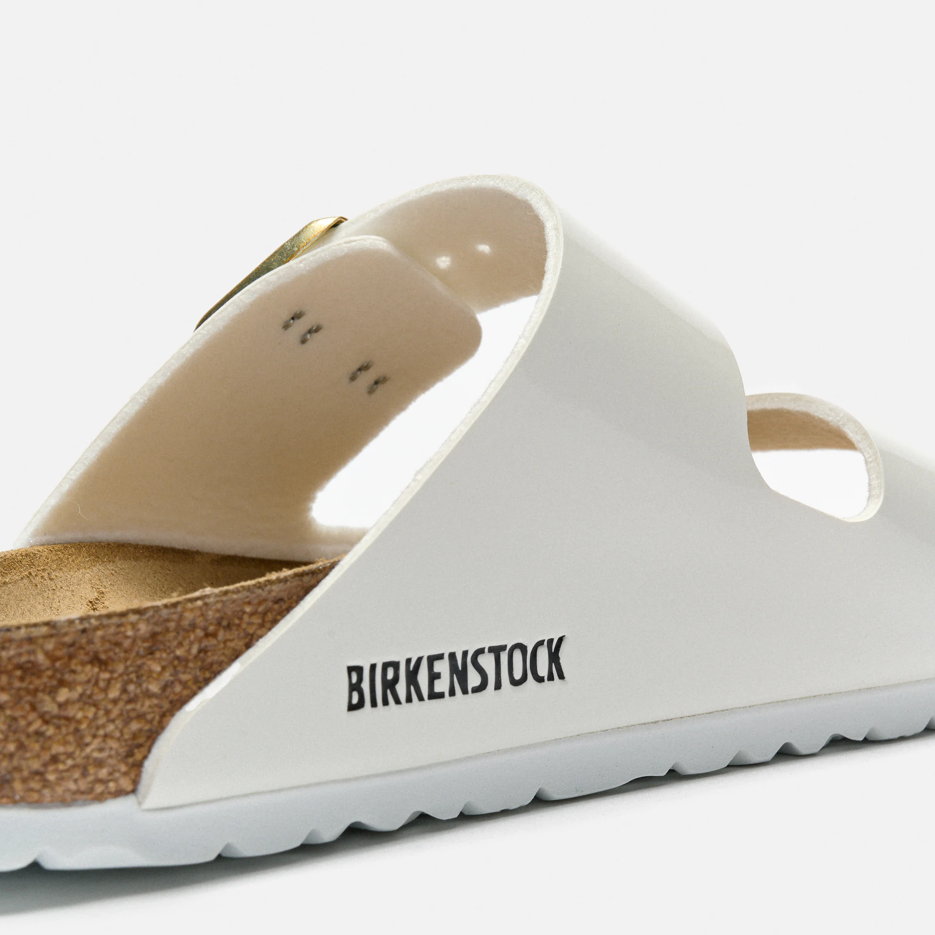 Birkenstock Arizona BF Sandals Narrow Patent White