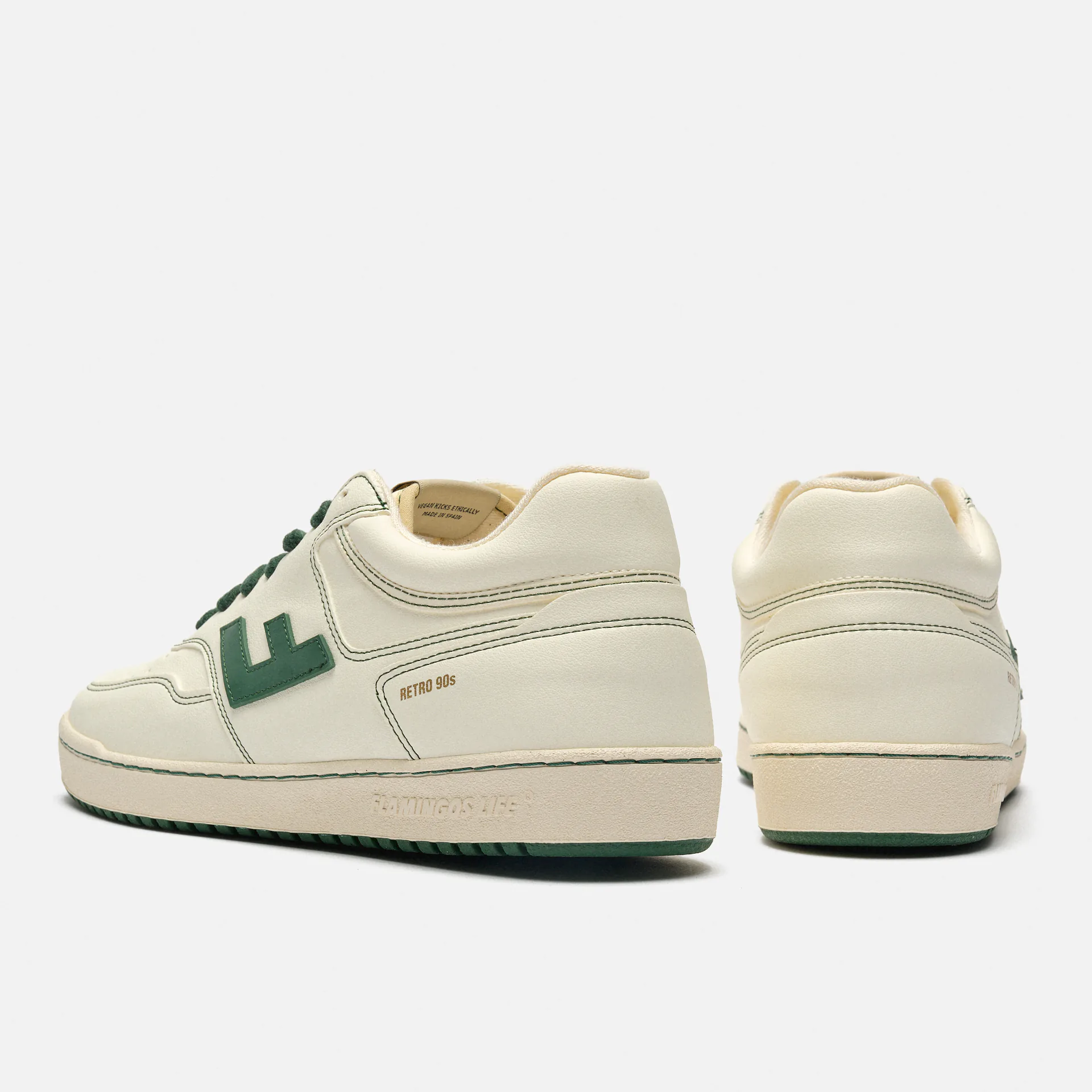 Flamingos Life Retro 90s Sneaker Pearl Forrest