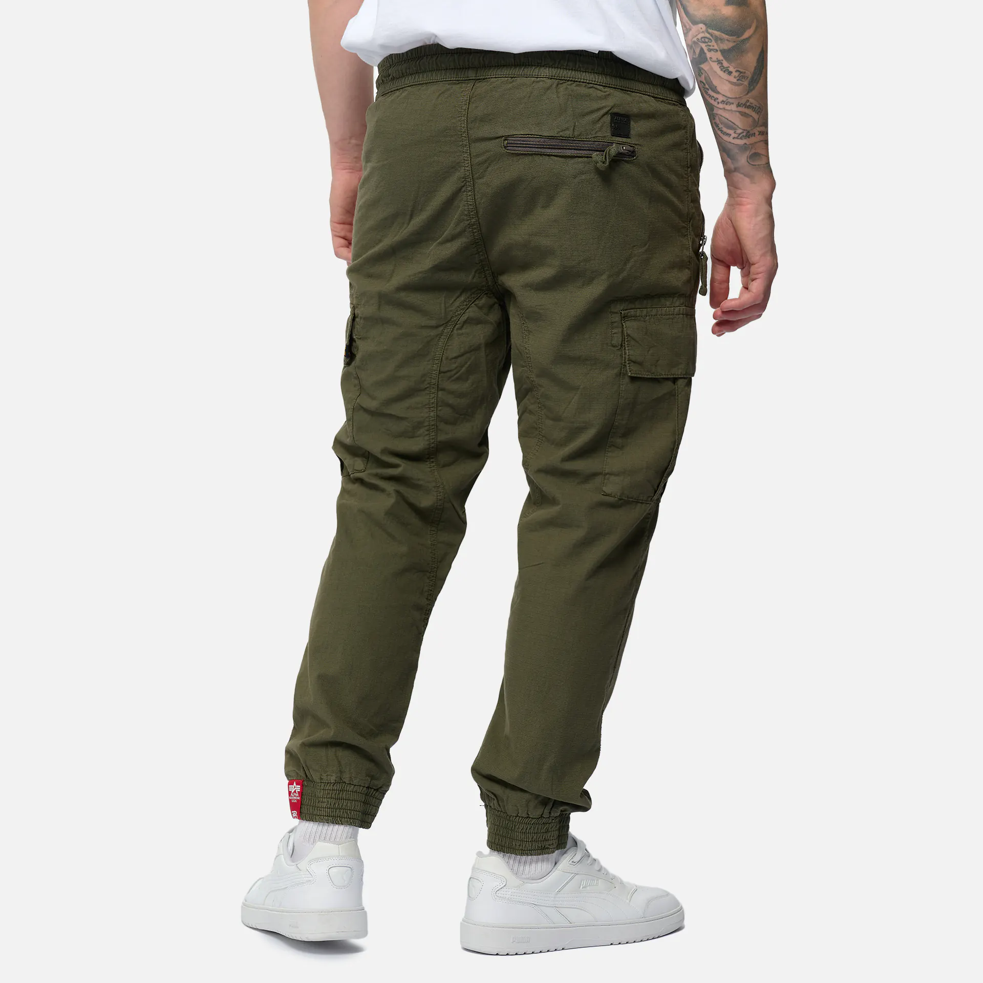 Alpha Industries Ripstop Cargo Pants Grey Black