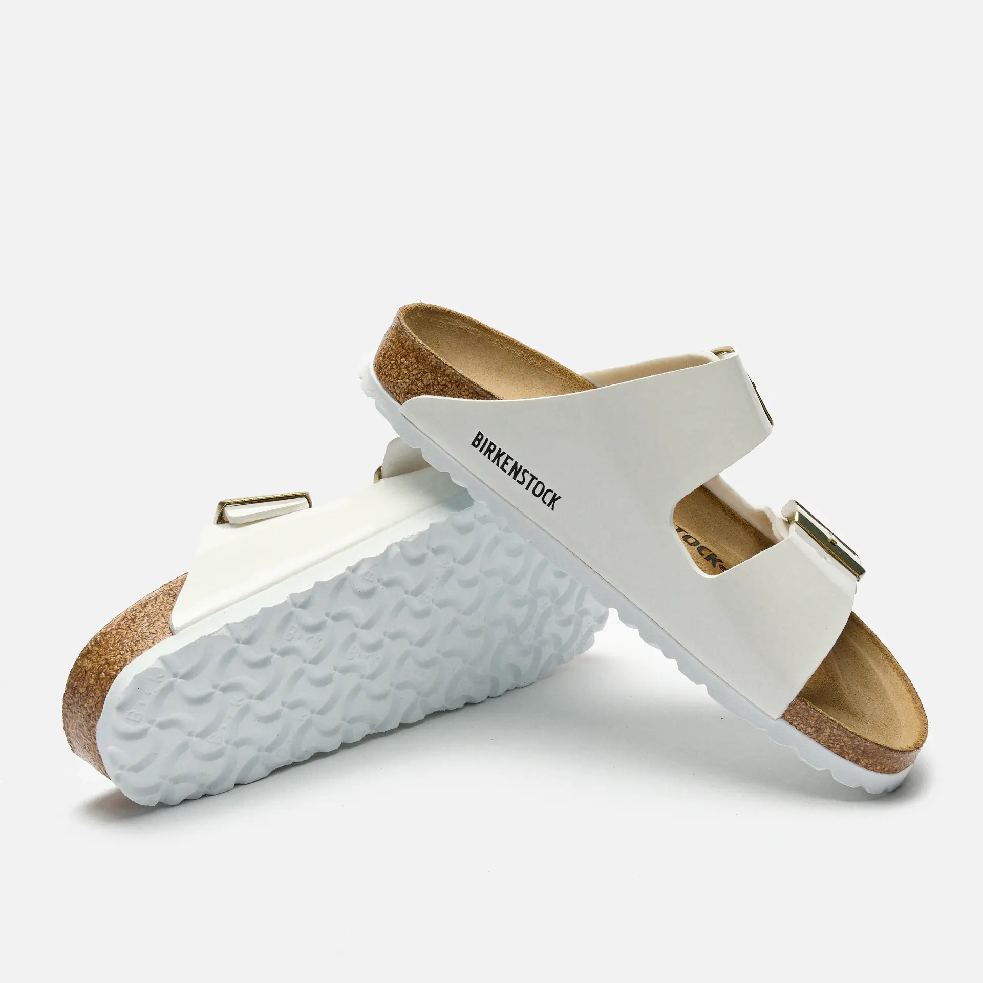 Birkenstock Arizona BF Sandals Narrow Patent White