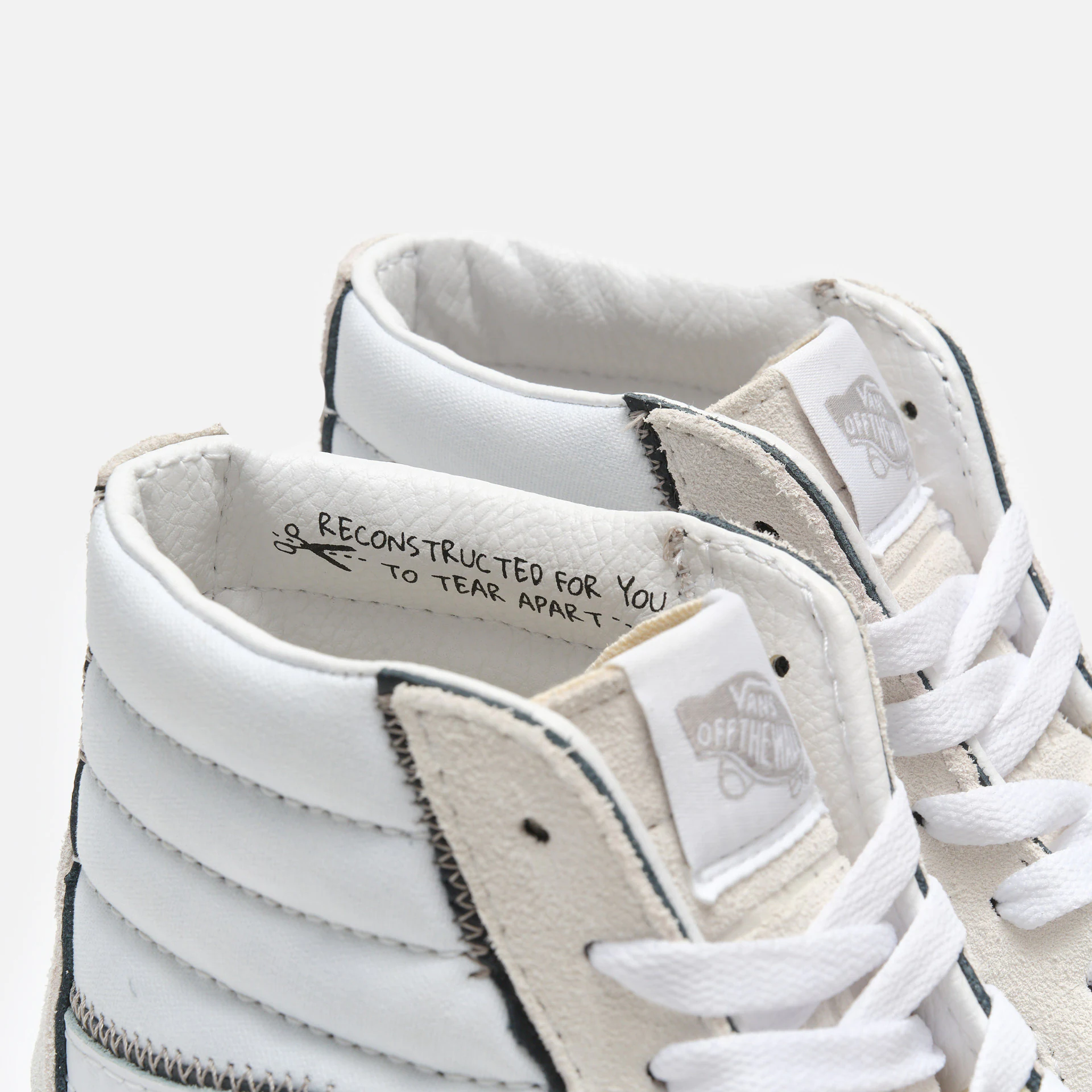 Vans SK8-Hi Sneaker Reconstruct True White