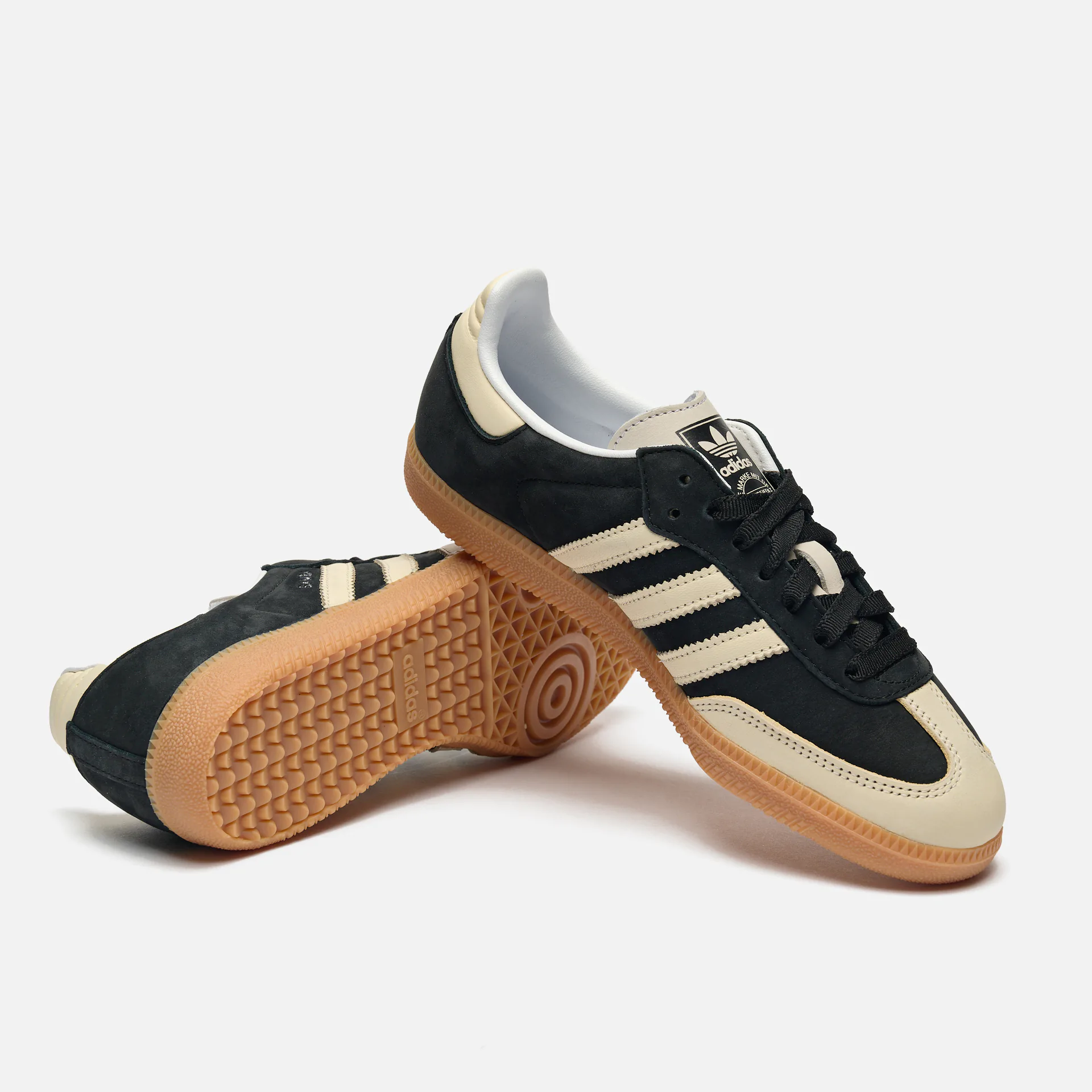 adidas Originals Samba OG Sneaker Black/Wonder White/Silver Metallic